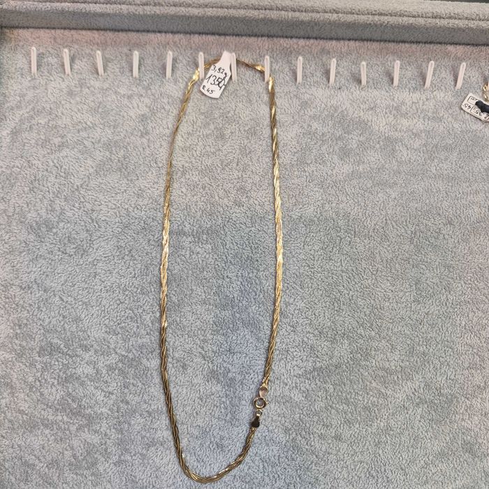 Łańcuszek złoty 3,92g 585, 14k 45 cm; Komis Jasło Igielna