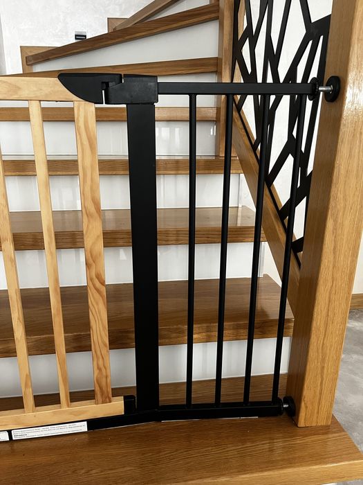 Bramka schodowa - rozporowa , regulowana 75cm-112cm