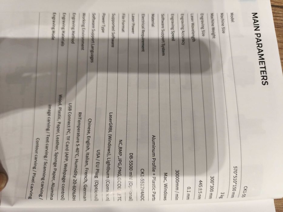 grawerka laserowa coolook ck1-55