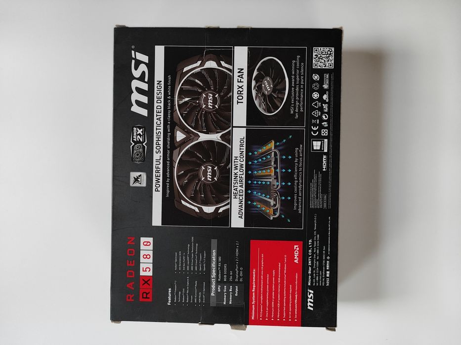 Karta Graficzna MSI Radeon RX 580 armor OC