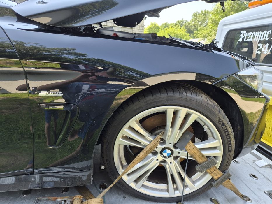 Błotnik prawy bmw f32/f33 black sapphire 475