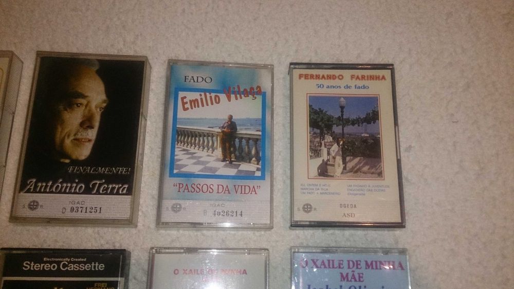 amália rodrigues, ada castro, frei hermano, câmara (cassetes) fado