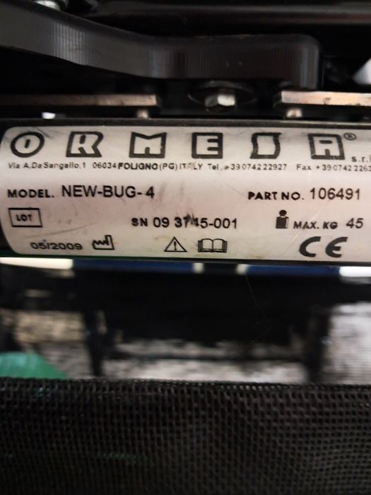 Wózek spacerowy ORMESA NEW BUG dla niepełnosprawnych dzieci