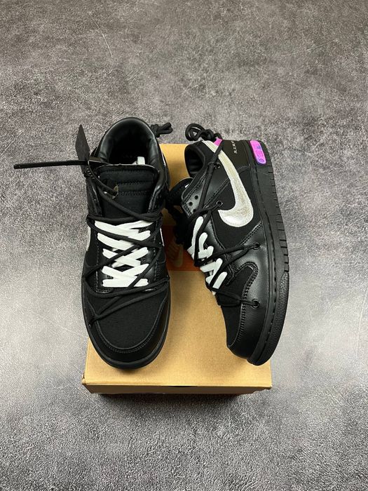 Nike SB Dunk x Off White Black White Violet