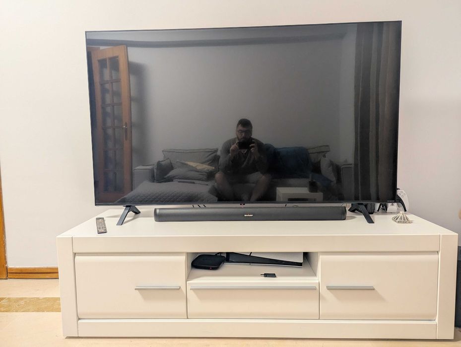 Televisão LG 65" Nanocell em estado excelente