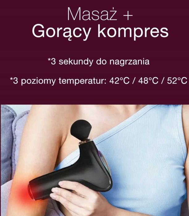 Pistolet do masażu, masażer prezent , święta, mikołaj