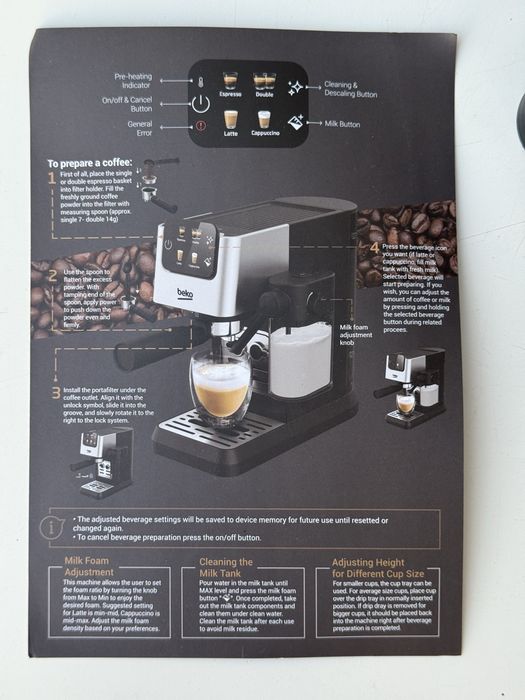 Máquina de café Beko CEP5304X