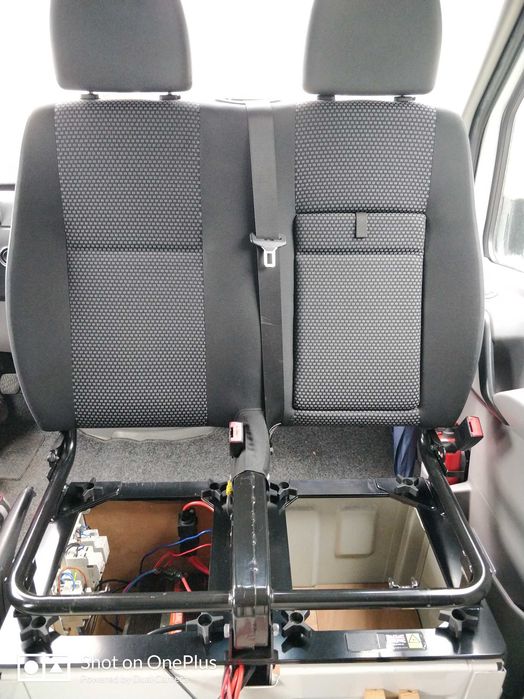 Bases Giratórias p/ bancos Sprinter & VW Crafter 2006-17 & 18-2024