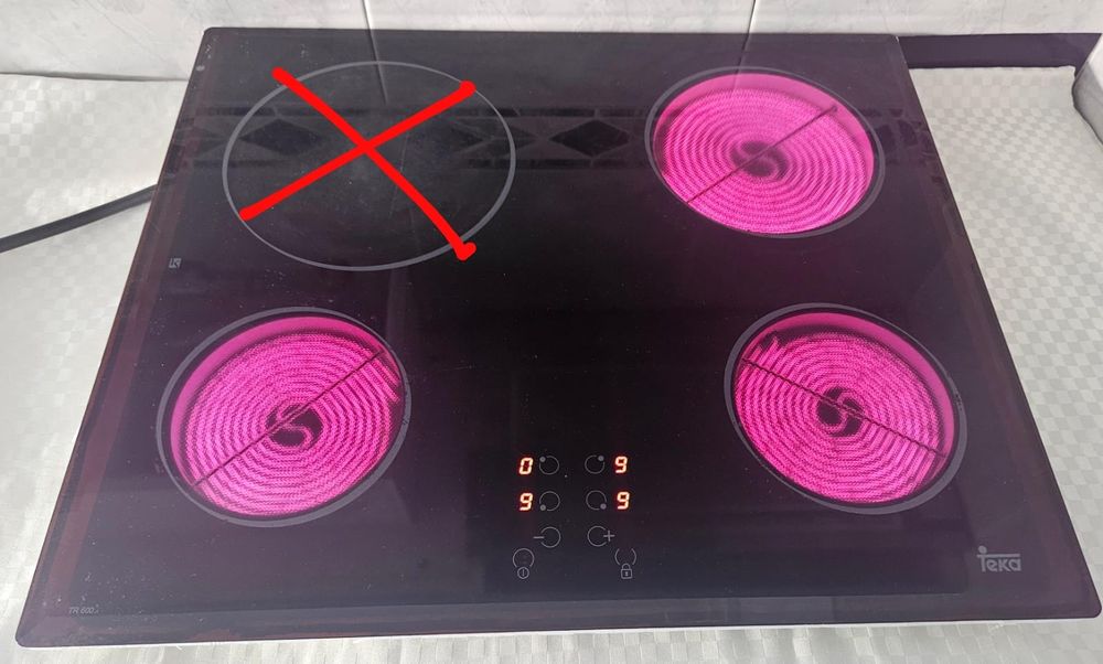 Placa vitrocerâmica Teka TR 600