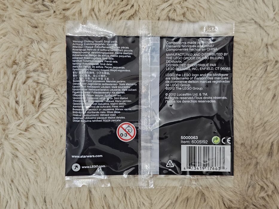 Klocki lego minifigurka Star Wars droid TC-14 chrome unikat