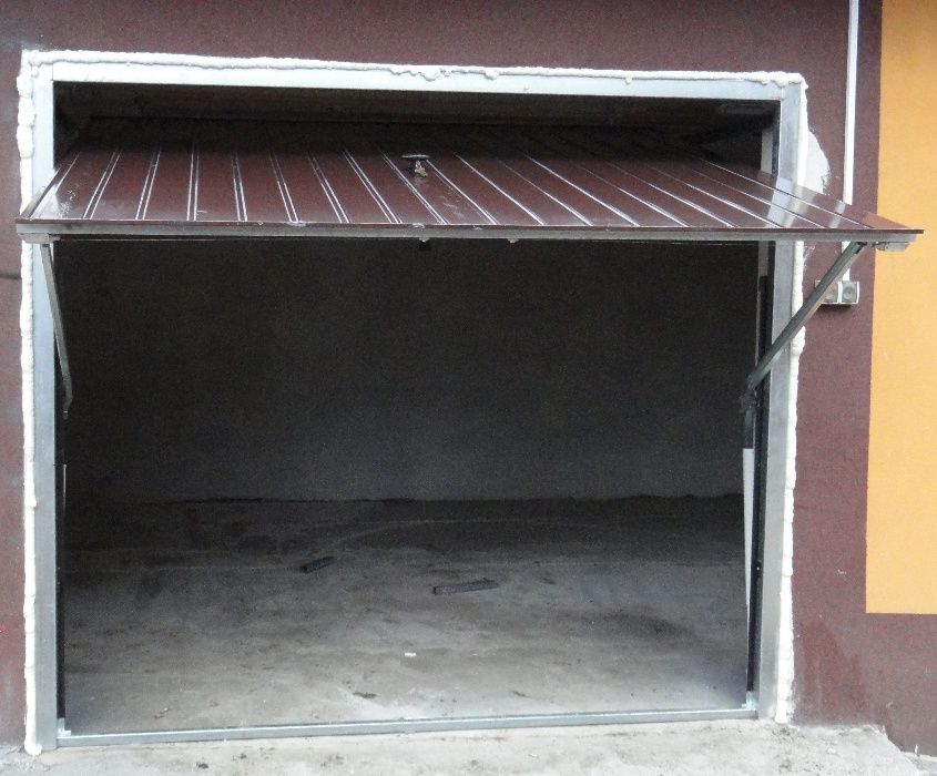 Brama uchylna 250x220 brąz RAL 8017 Dostawa Gratis cała Polska