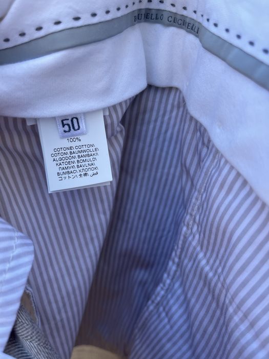 Брюки (cotton 100%) Brunello Cucinelli розмір 50