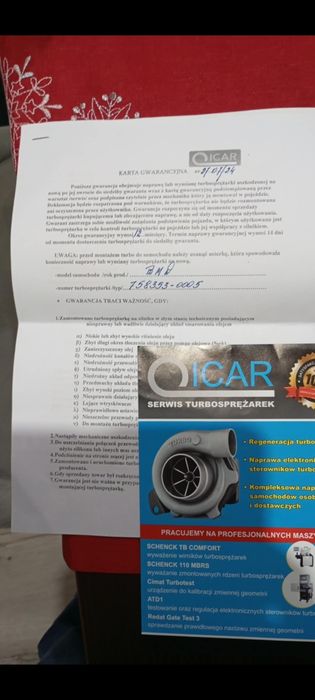 Turbosprężarka turbina ,turbo po regeneracji BMW x3 e83 e60 m57, 218k