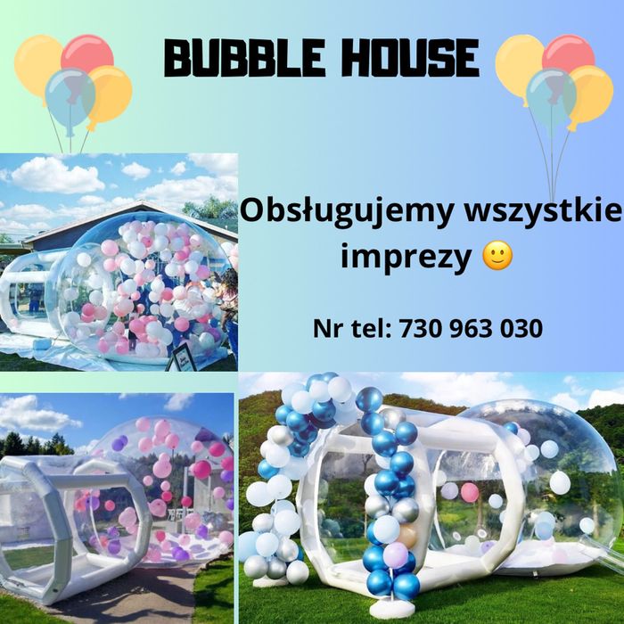 Bubble house- dmuchaniec dla dzieci