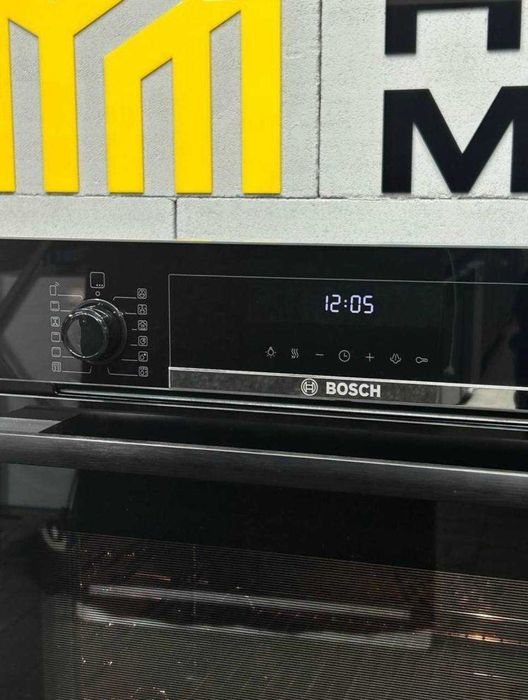 Wi-Fi! Вбудована духова шафа Bosch HRG4785B6S/55 – з парою / Конвекція / піроліз!