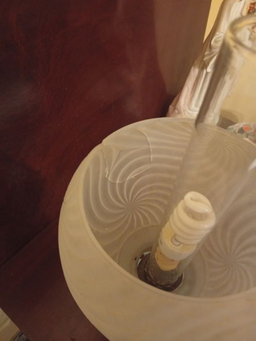 Candeeiro em ceramica