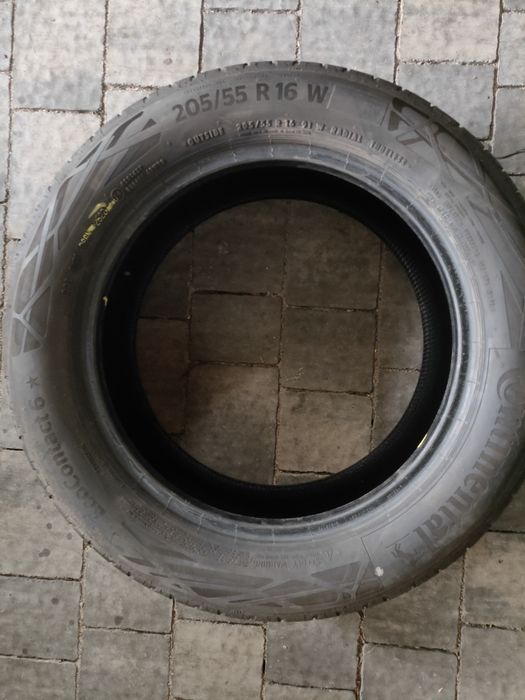 1x Continental Ecocontact 6* 205/55R16 91W 1 sztuka letnia