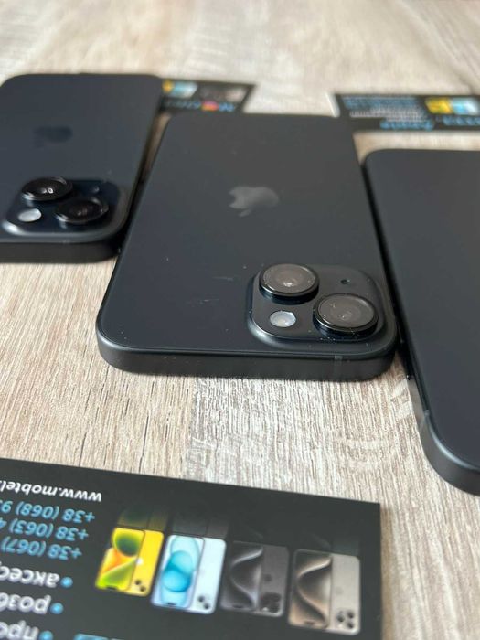 iPhone 15 128gb Black физ лоток айфон акб 100%