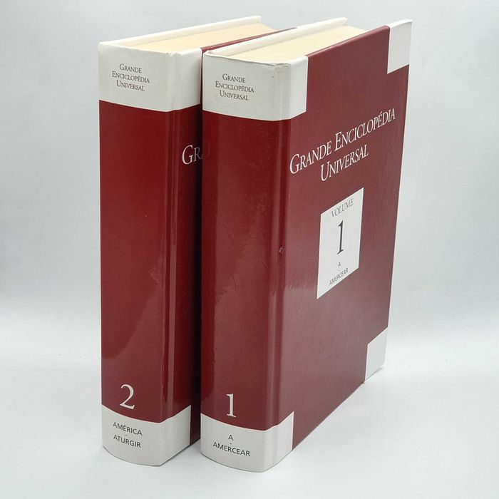 Livro - Grande Enciclopédia Universal nº 1 e 2 - EM