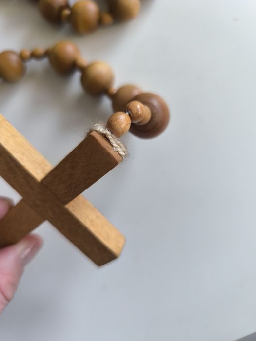 Drewniany różaniec