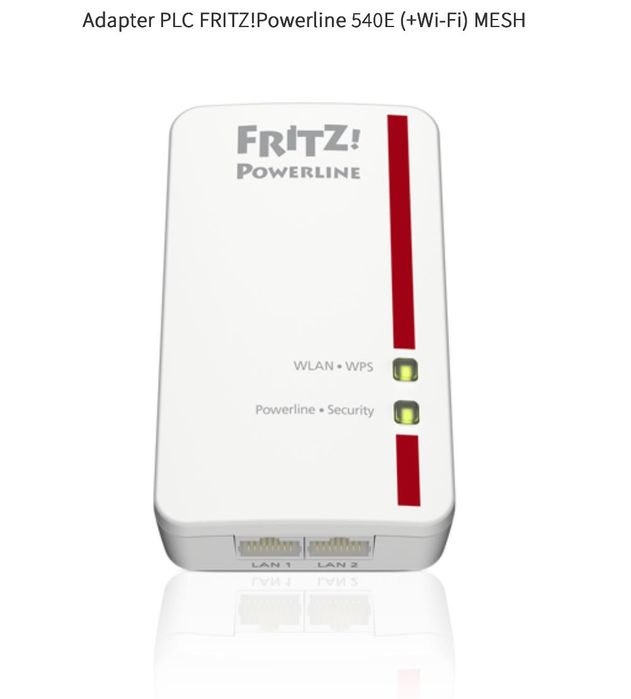 Fritz!Powerline 540E WLAN - Adapter - WiFi