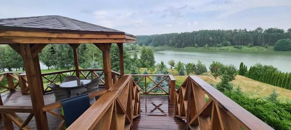 56 Усадьба дом класса люкс джакузи теплый басейн 15 км от Киева