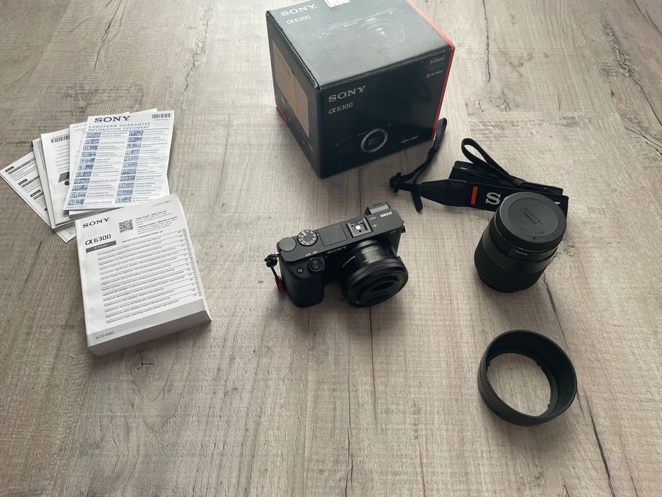Aparat Sony Alpha 6300 + obiektyw 16-50 | Stan idealny | 2260 zdjęć