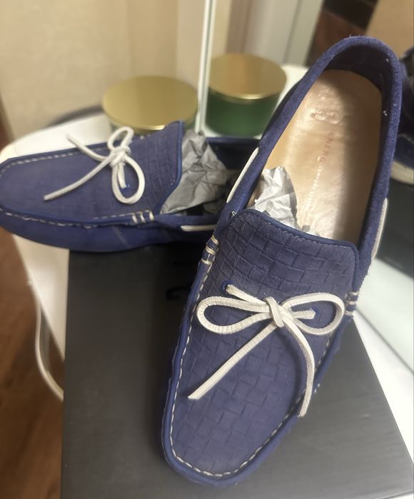 Мокасини UGG сині чоловічі