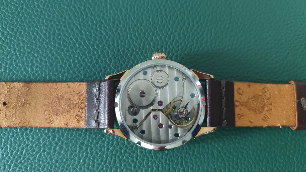Relógio mecânico de corda manual 42mm