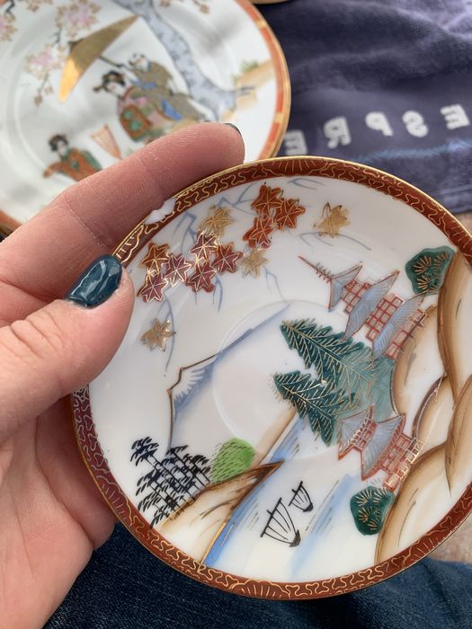 Conjunto café e chá chinês