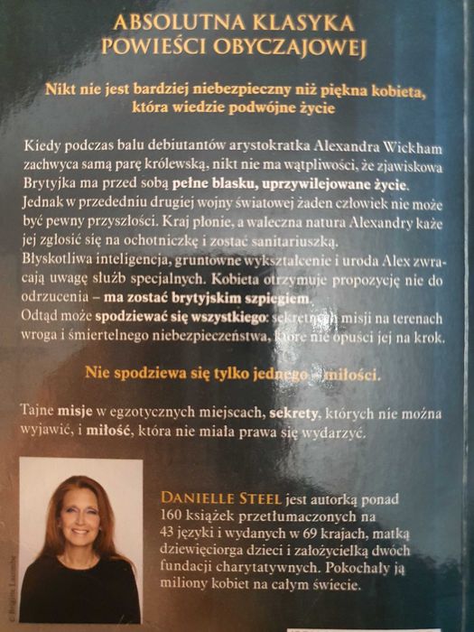 DANIELLE STEEL Szpieg  - - -  i inne książki tej autorki