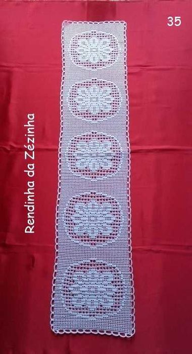 Centro de mesa em crochê artesanal NOVO