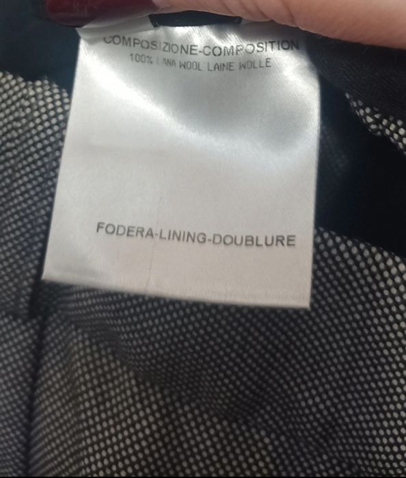 wełniane cygaretki Balenciaga vintage 36/S