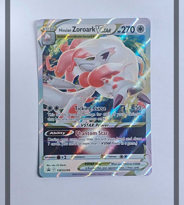 Hisuian Zoroark Vstar SWSH298 Promo Pokemon ENG-NM