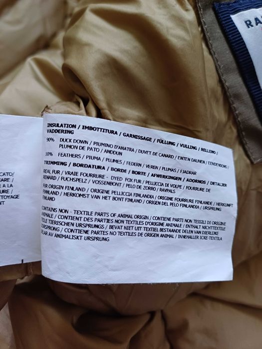 Woolrich kurtka zimowa Fox Parka rozmiar M