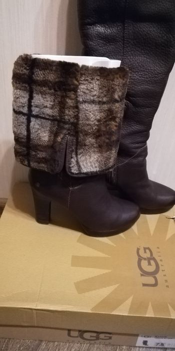 Кожаные сапоги ugg (оригинал)