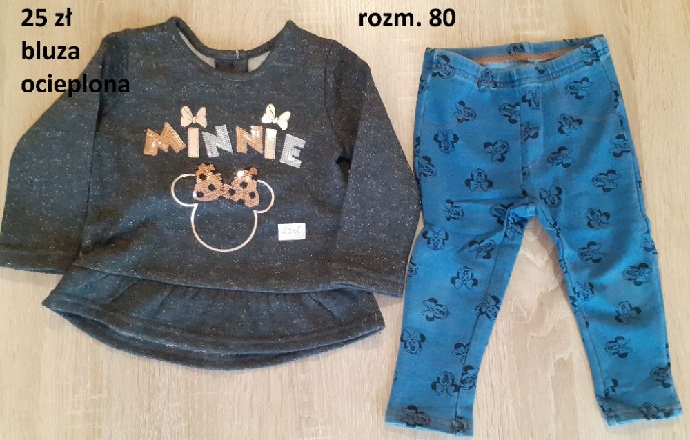 Ubranka dziewczynka rozm. 80