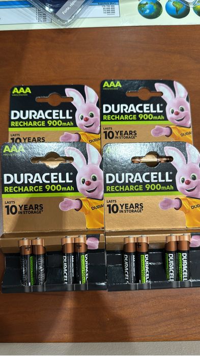 Pilhas recarregaveis Duracell