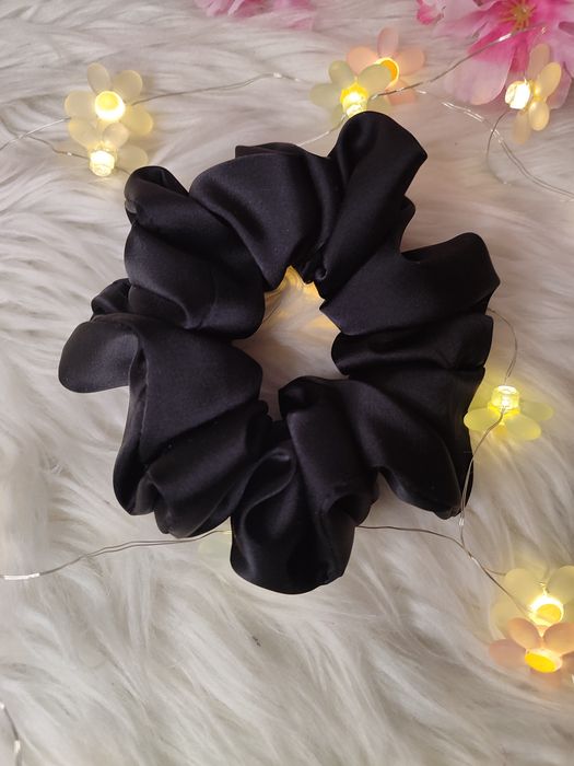 Scrunchie do włosów  Standard Czerń