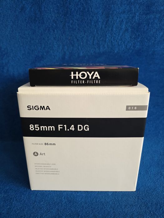 Sigma ART 85mm f/1.4 DG HSM Nikon + Filtr Hoya Fusion Antistatic