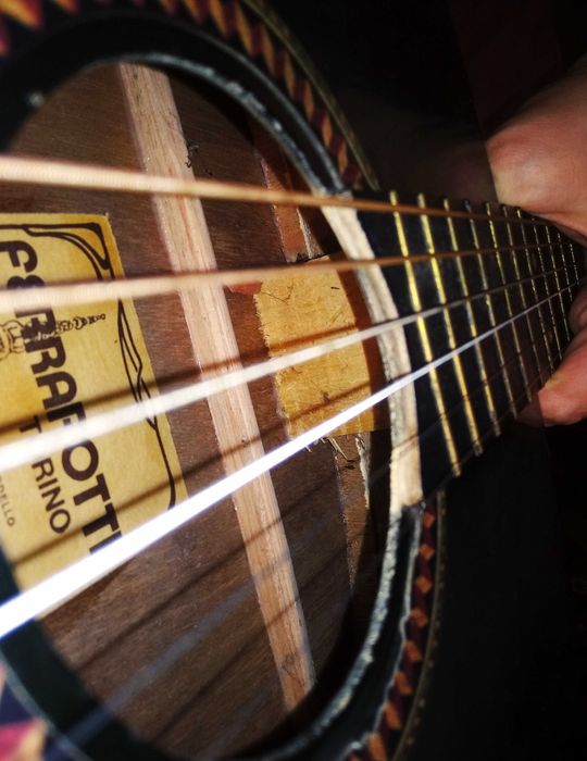 Классическая гитара Ferrarotti Италия Метроном ГДР Guitar Ferrarotti