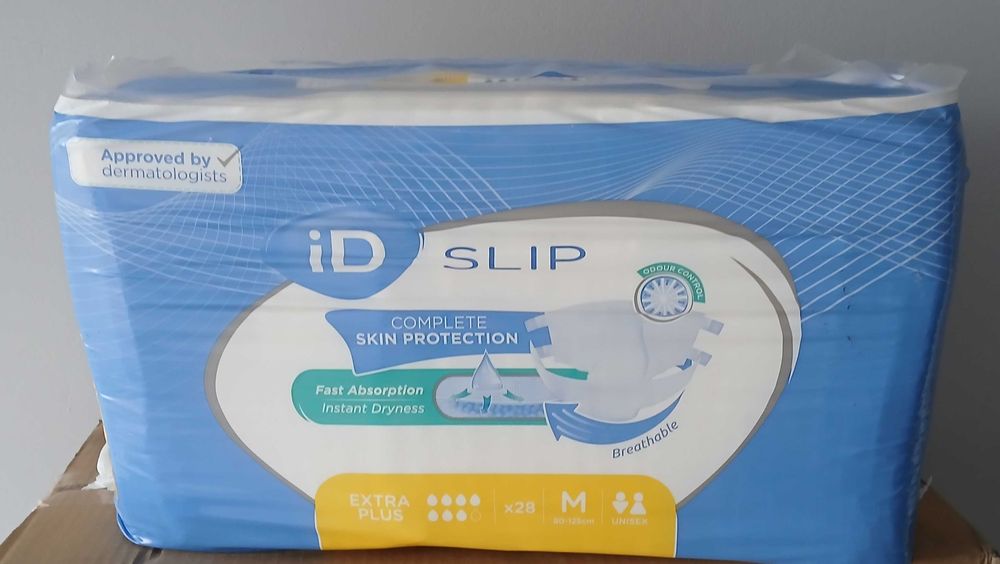 Pieluchomajtki iD Expert Slip Extra Plus - M,  (1 karton = 3 op.)