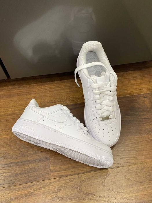 Buty meskie Mokasyny Nike_Air_Force|1_Low '07_Biały R.45