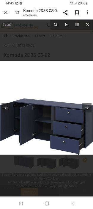 Komoda colours z firmy Lenart