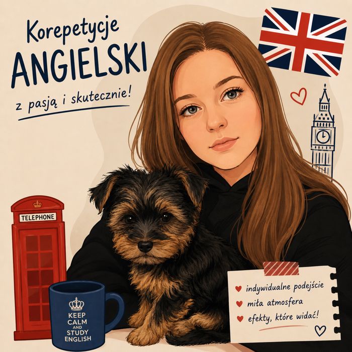 Korepetycje z języka angielskiego (szkoła podstawowa+egzamin ósmoklasisty)
