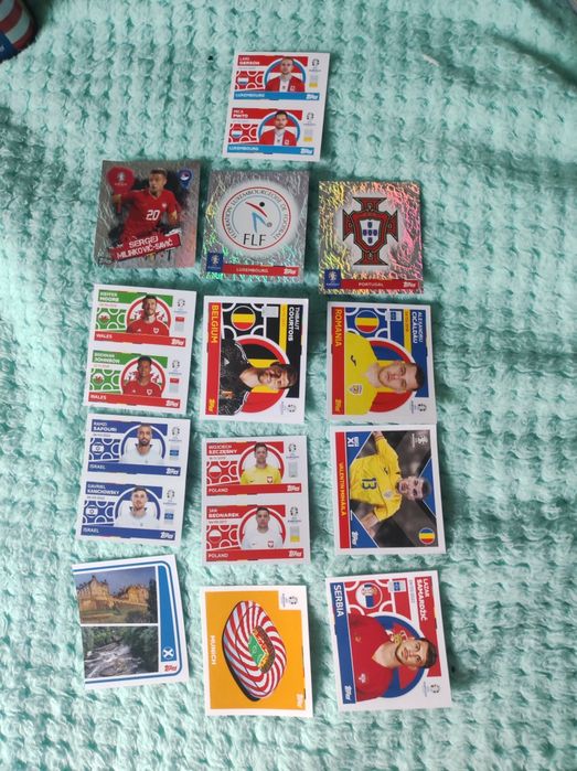 Naklejki Topps Euro2024