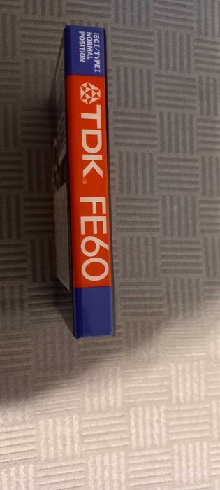 Kaseta magnetofonowa TDK - 60 minut, czysta, nieużywana,