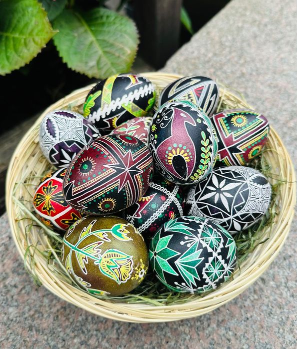 Писанки, видуті яйця