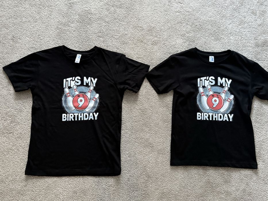 Дитяча футболка на день народження 9 років it’s my 9 birthday