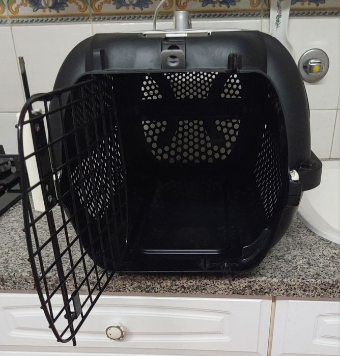 TRANSPORTADORA ANIMAL LAVADA PARA CÃO OU GATO. Casa,Veterinário, Quarto, Viagem, Transporte.
